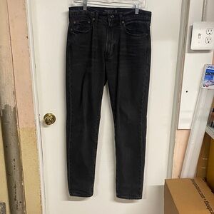 Abercrombie & Fitch Men's Black Wash Slim Jeans